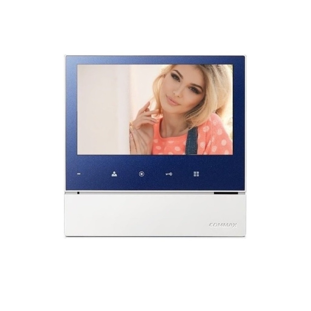 CDV-70HD2 Commax Mavi Çerçeve Renkli  FULL-LED Handsfree Monitör -CDV-70HD2