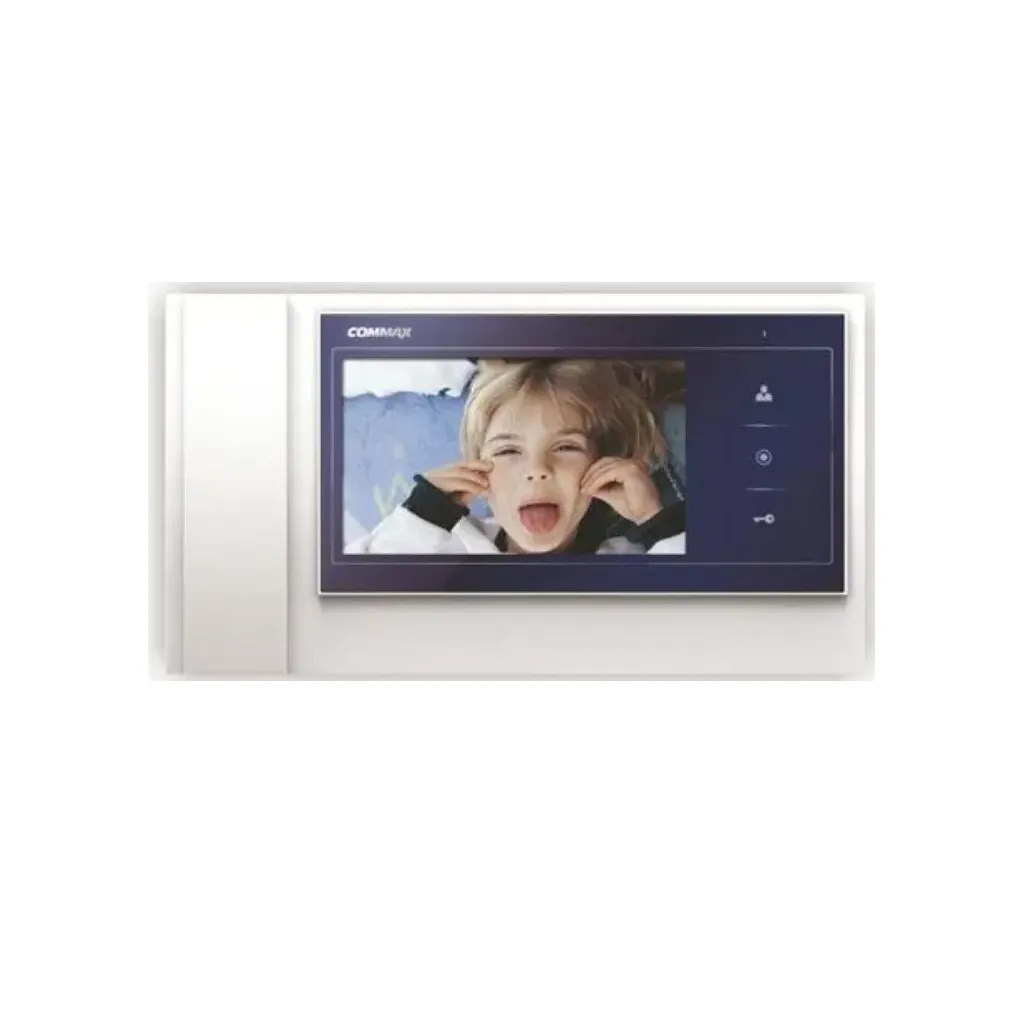 CDV-70KM Commax Mavi Çerçeve 7 LCD Ahizeli Resim-Video  Hafızali Monitör -CDV-70KM
