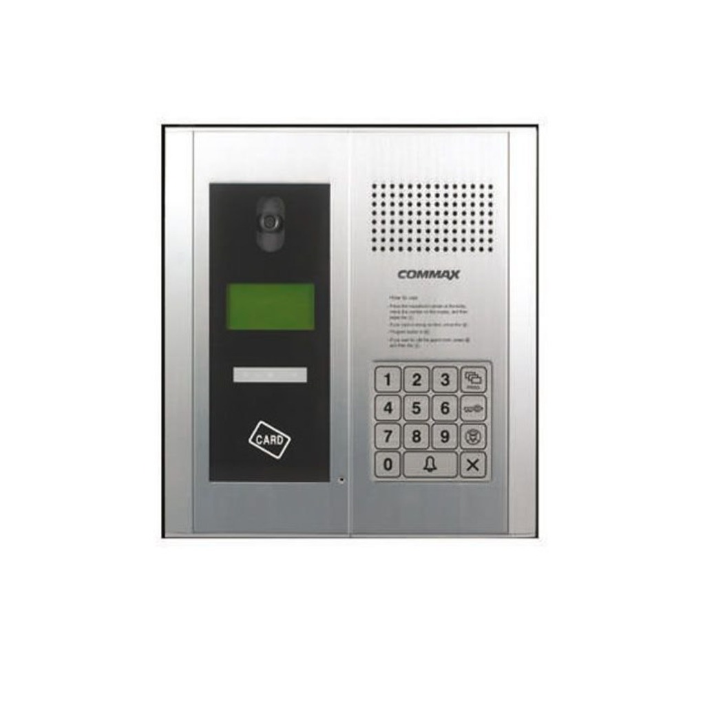 DRC-500LCRF Commax Apartman Kapısı İçin Dijital Şifreli Ve Kartlı Kapı Açma Özellikli Zil Panosu -DRC-500LCRF
