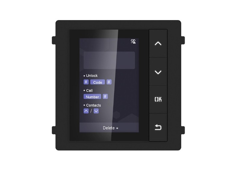 DS-KD-DIS Video İntercom Ekran Modülü -