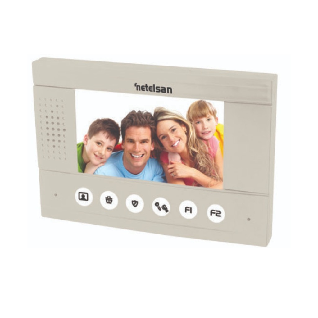 Sworder 4.3 Beige Netelsan Görüntülü İnterkom Monitörü